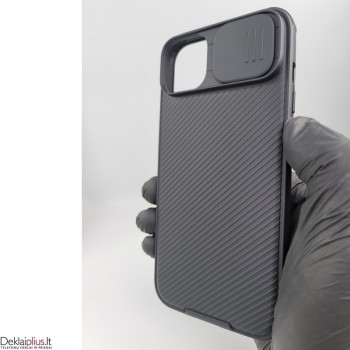 Nillkin Camshield dėklas su kameros apsauga - juodas (telefonui Apple Iphone 14 Plus)